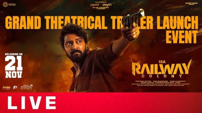 Allari Naresh’s ’12A Railway Colony’ Grand Theatrical Trailer Launch Event Live