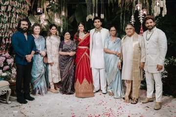 Beautiful Pictures From Allu Sirish & Nayanika’s Elegant Engagement Ceremony