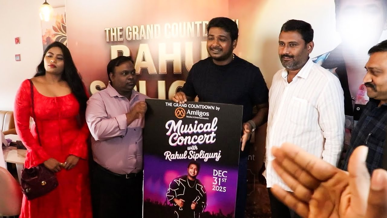 The Grand Countdown: Amiigos Musical Concert Press Meet Buzz with Rahul Sipligunj