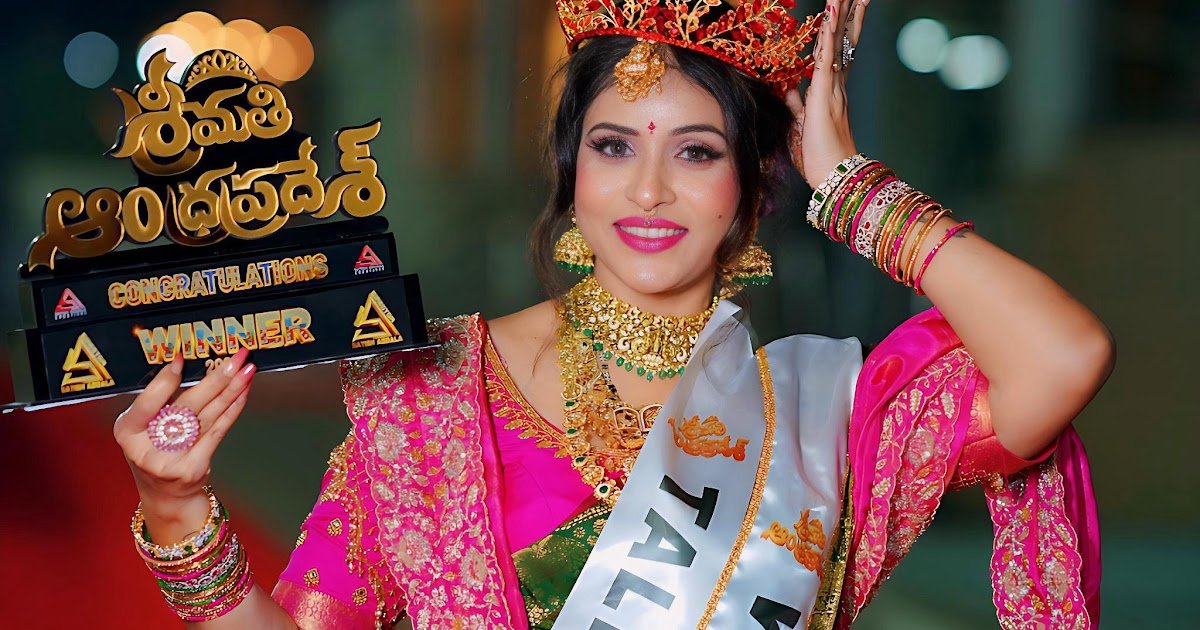 Actress Hemalatha Reddy Wins Miss & Mrs Andhra Pradesh 2025