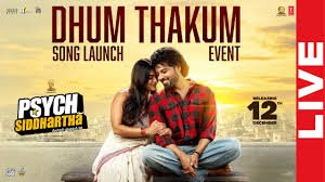 Nandu’s ‘Dhum Thakum’ Song Launch Event LIVE From ‘Psych Siddhartha’ Movie