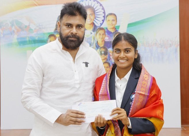 Deputy CM Pawan Kalyan Sanctions Roads After Blind Cricket Captain Deepika’s Appeal
