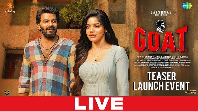 Sudheer And Divya’s GOAT Teaser Launch Event LIVE
