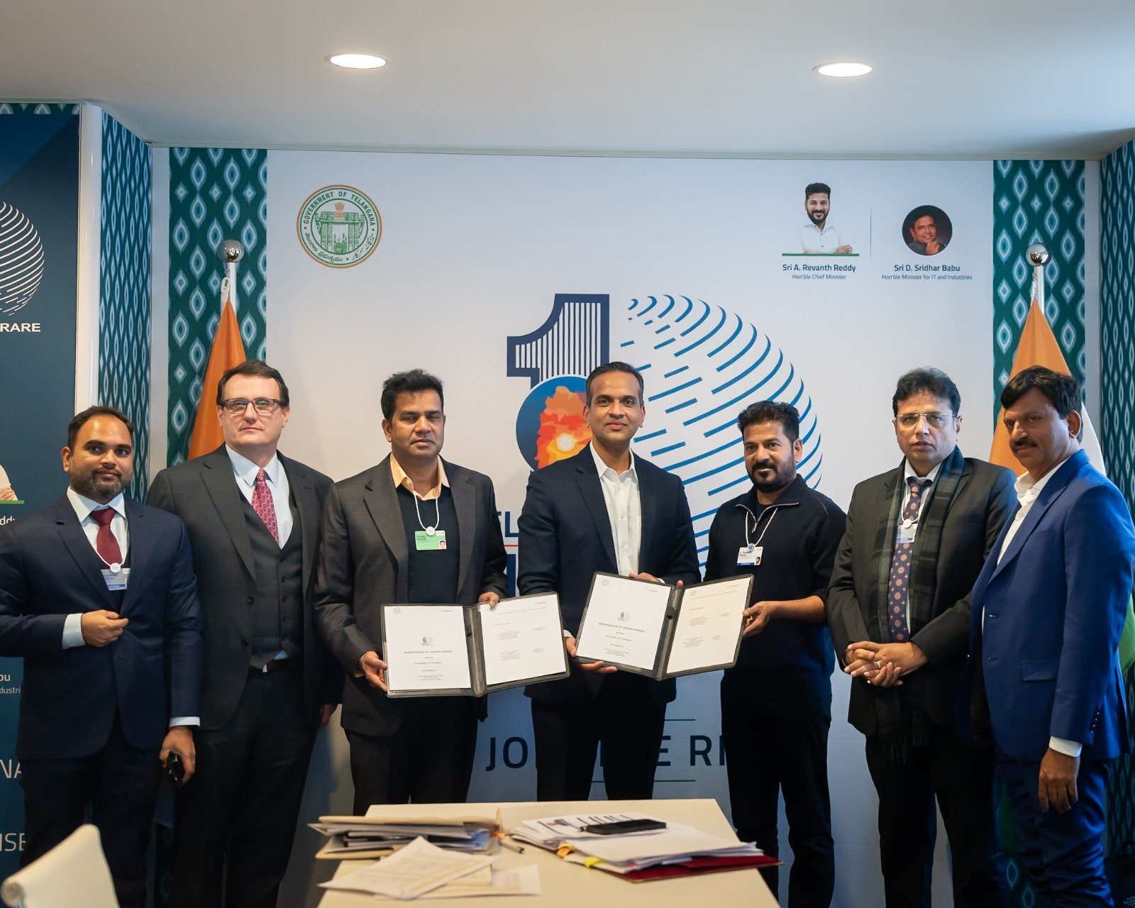 Sargad Signs ₹1,000 Crore MoU with Telangana Government at WEF 2026 in Davos