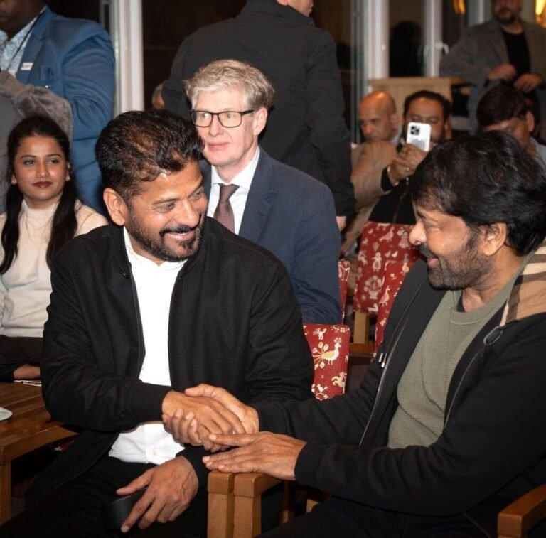 Megastar Chiranjeevi Joins CM Revanth Reddy at WEF Davos 2026, Praises Mana Shankara Vara Prasad Garu