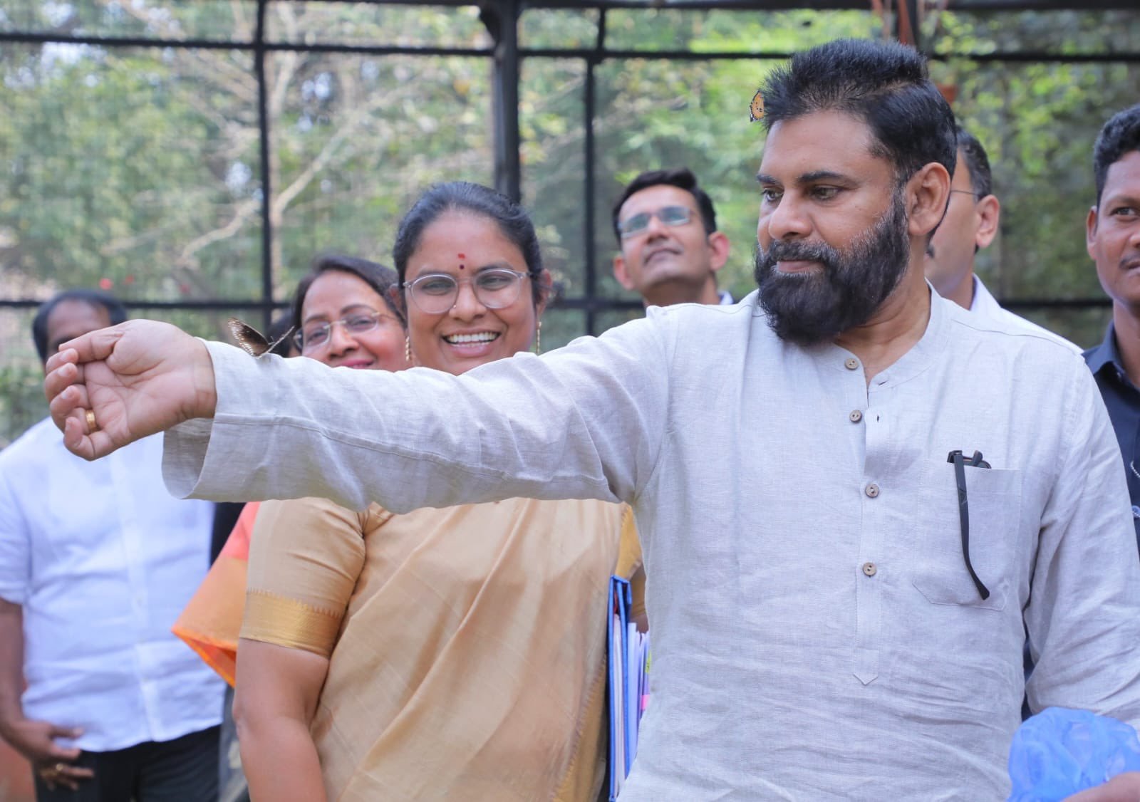 Deputy CM Pawan Kalyan Visits Visakhapatnam Zoo, Adopts Giraffes & Inaugurates Eco Park