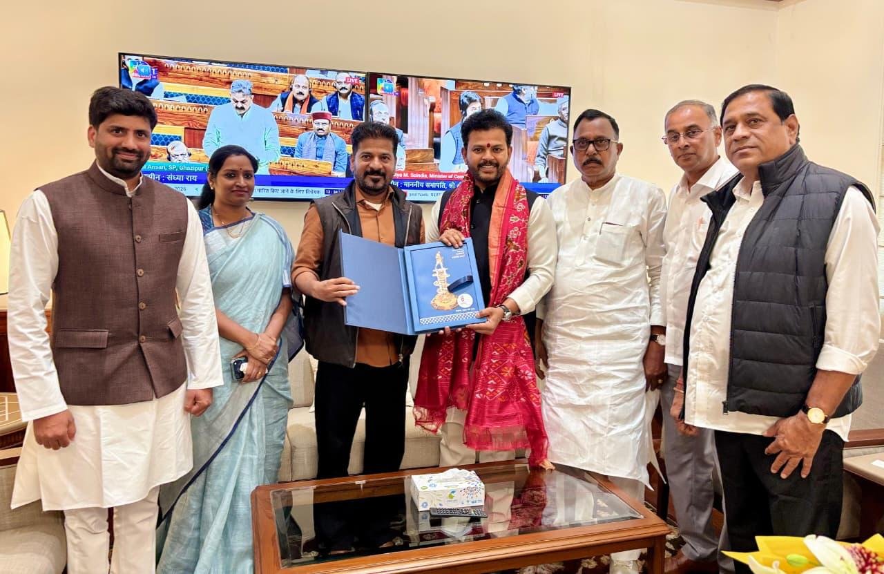 Discussion Held with Civil Aviation Minister Ram Mohan Naidu on Proposed Airports in Telangana