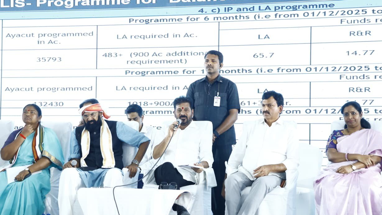 Telangana CM Revanth Reddy Sanctions ₹600 Crore for Devadula Project Land Acquisition, Orders Fast-Track Repairs