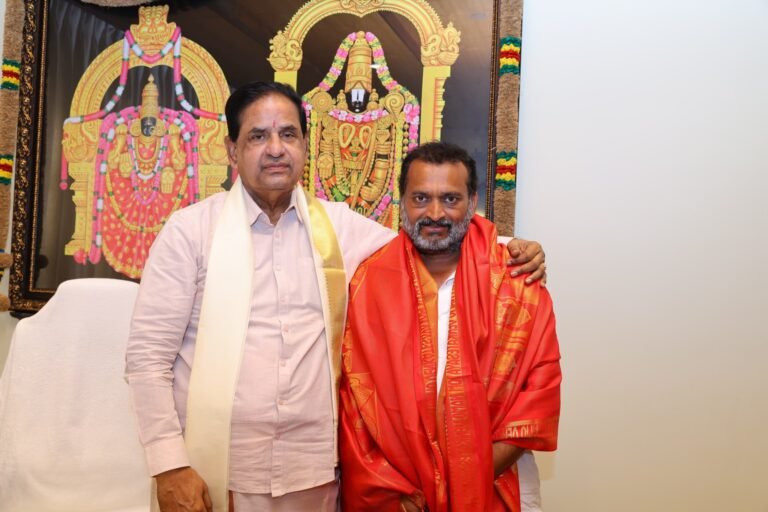 Bandla Ganesh Concludes 535-Km Sankalpa Yatra at Tirumala, Meets TTD Chairman