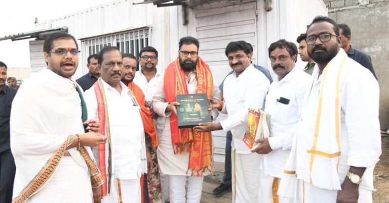 Deputy CM Pawan Kalyan Invited to Srikalahasteeswara Swamy Shivaratri Brahmotsavams