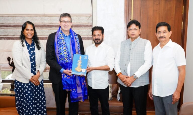 Delaware Governor Matt Meyer Meets Telangana CM Revanth Reddy in Hyderabad, Discusses Education & Healthcare Reforms