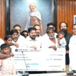 CM Revanth Reddy Distributes ₹1 Crore Insurance Cheques to Families of Deceased Power Department Employees