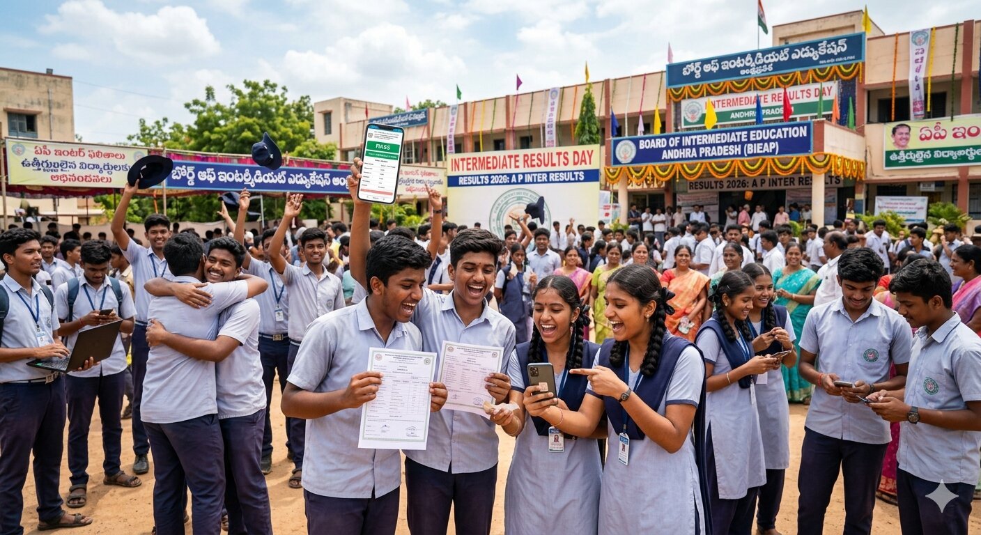 AP Inter Results 2026 Record Pass Percentage