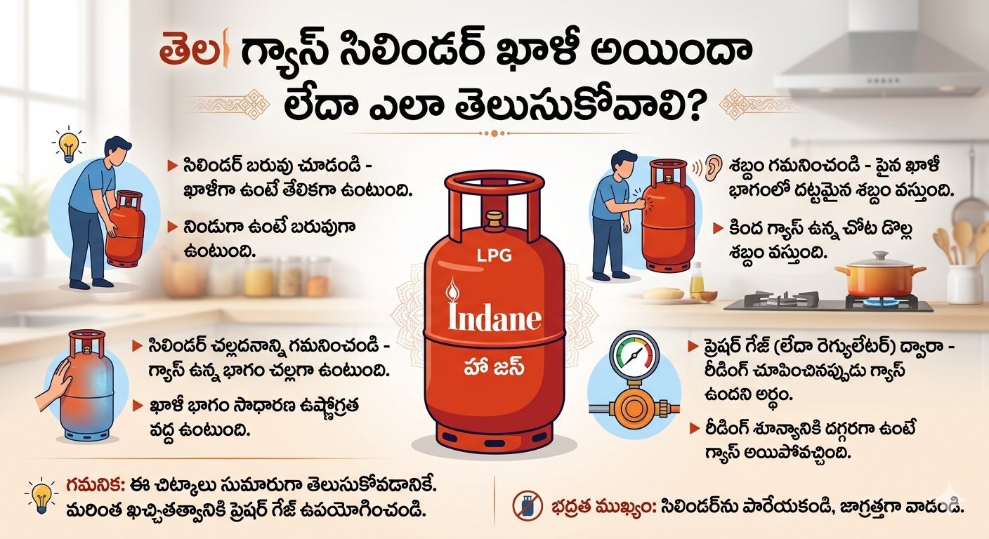 Check LPG Gas Level at Home