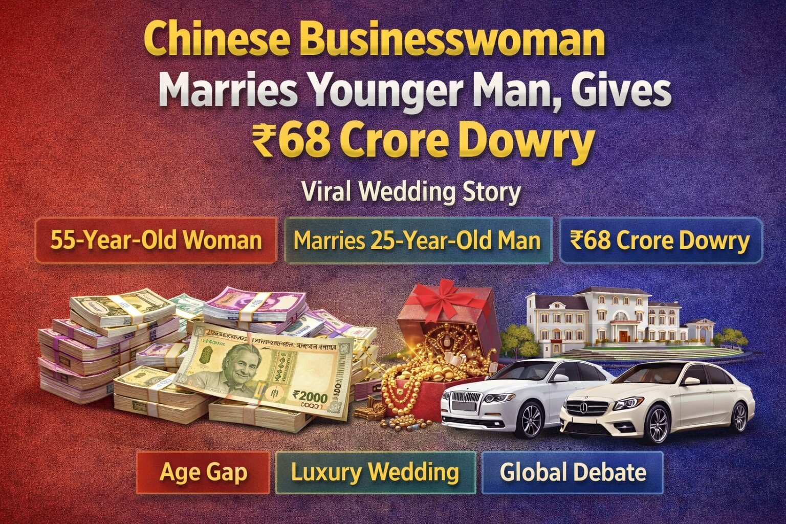 Chinese Businesswoman Dowry Wedding