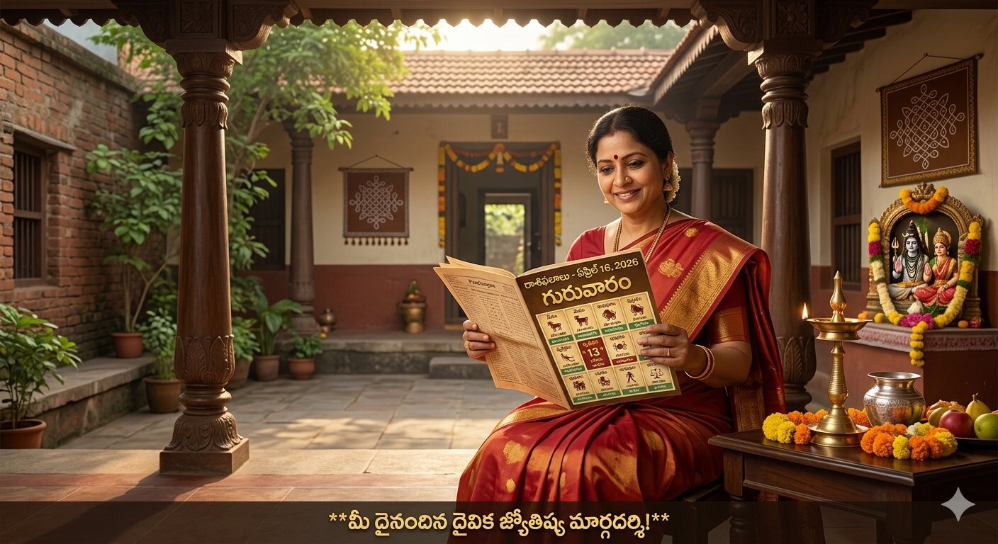 రాశిఫలాలు – ఏప్రిల్‌ 16, 2026 గురువారం