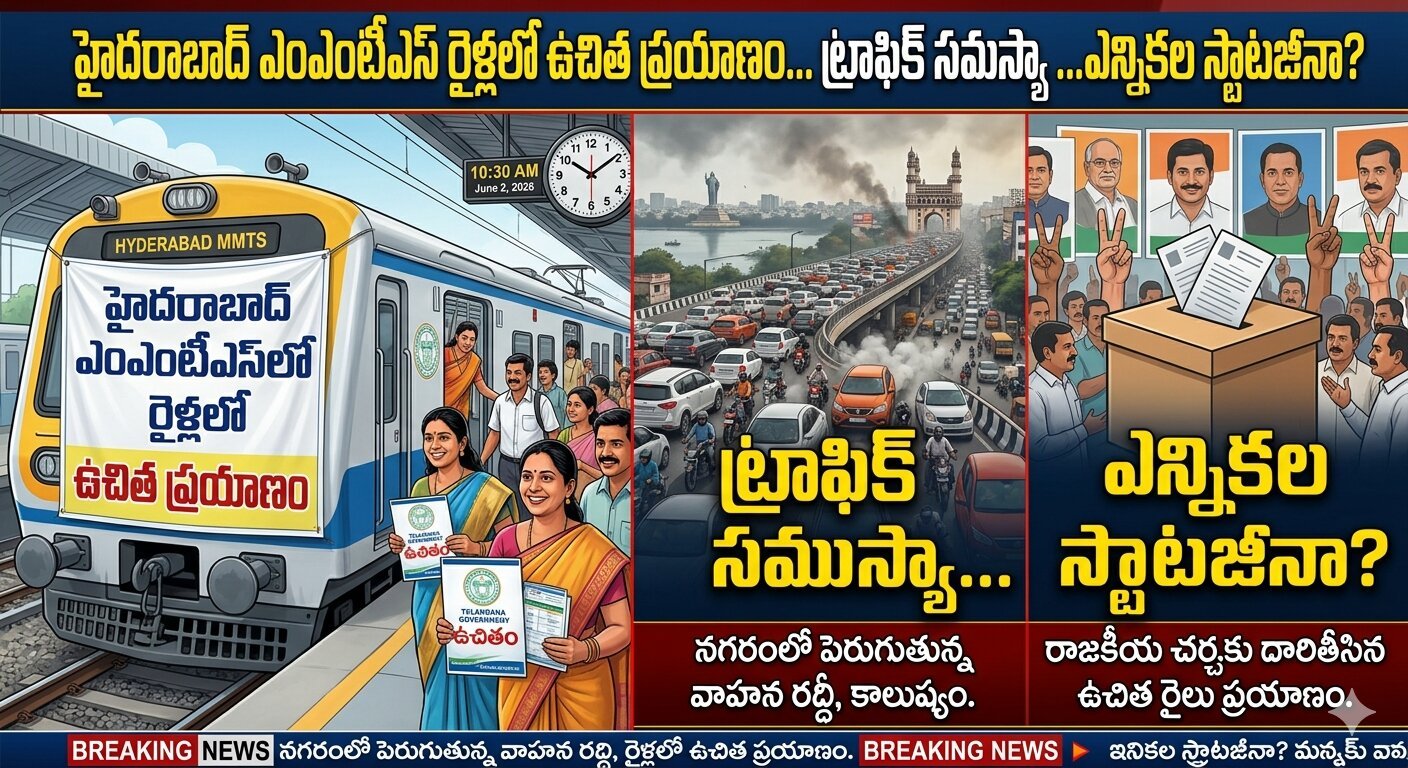 Free Hyderabad MMTS Travel
