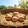 Hatching Country Chicken Eggs in Summer