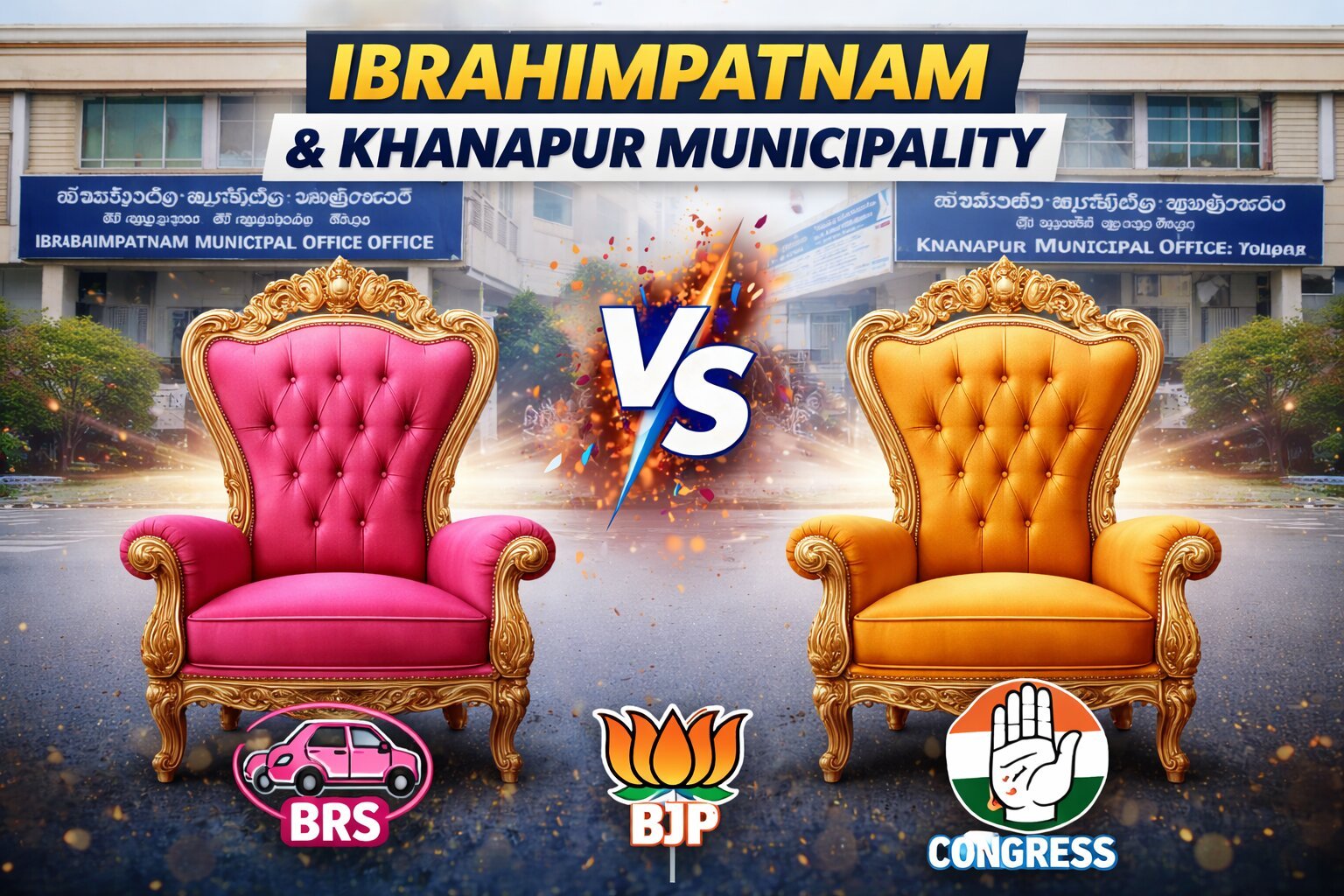 Ibrahimpatnam Khanapur Municipality Election