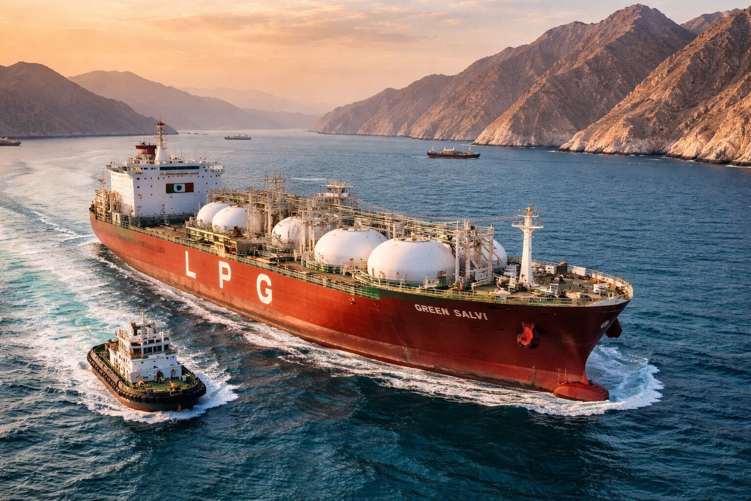 India LPG Tanker Strait of Hormuz