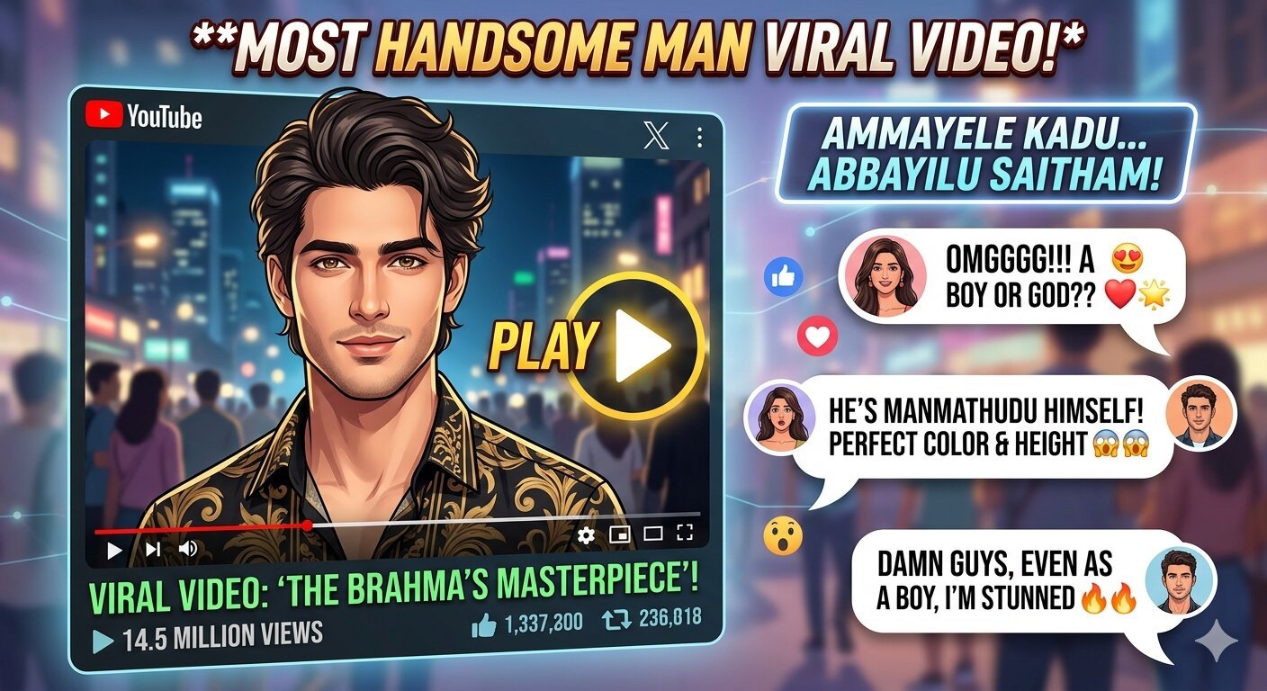 Most Handsome Man Viral Video