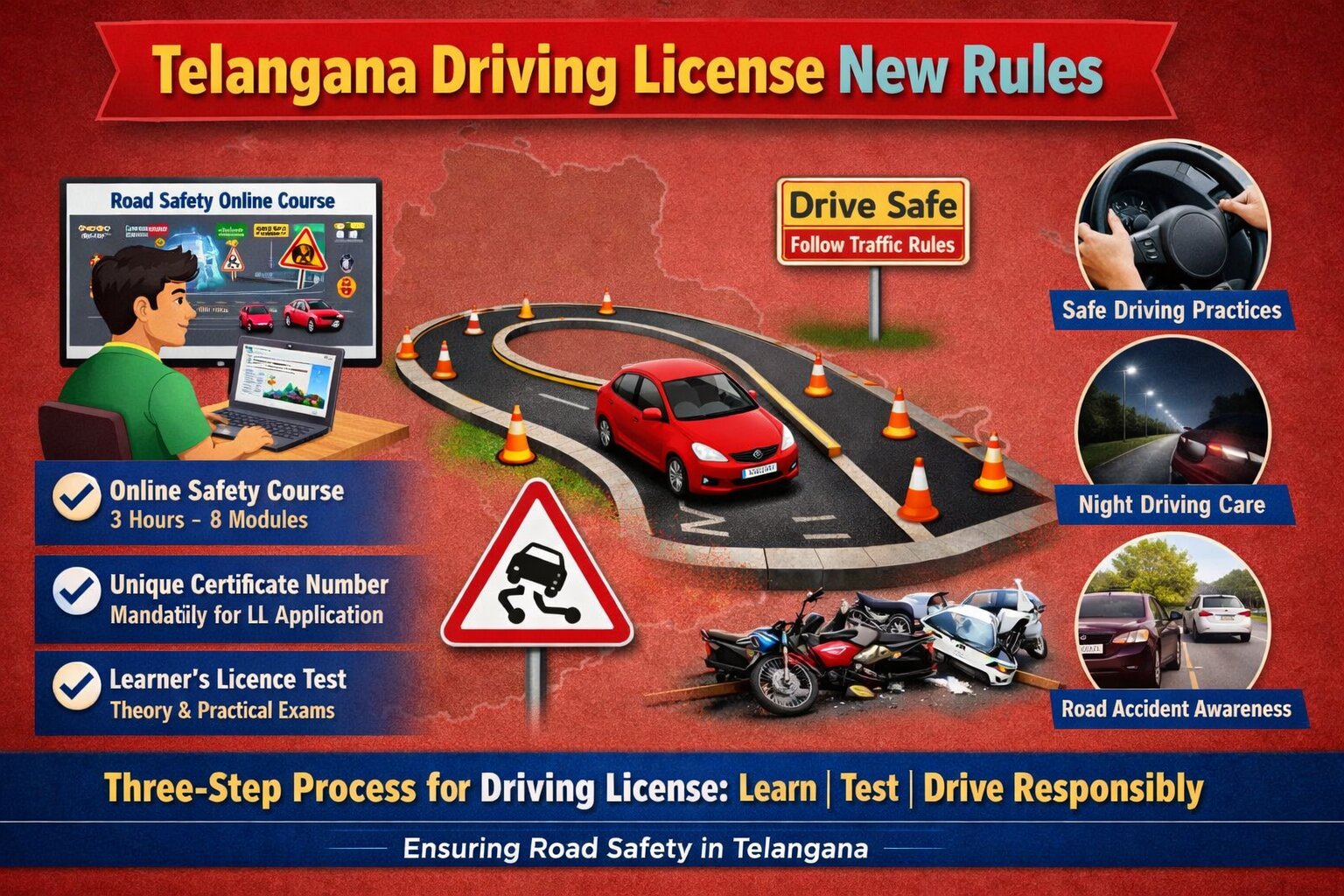 Telangana Driving License New Rules