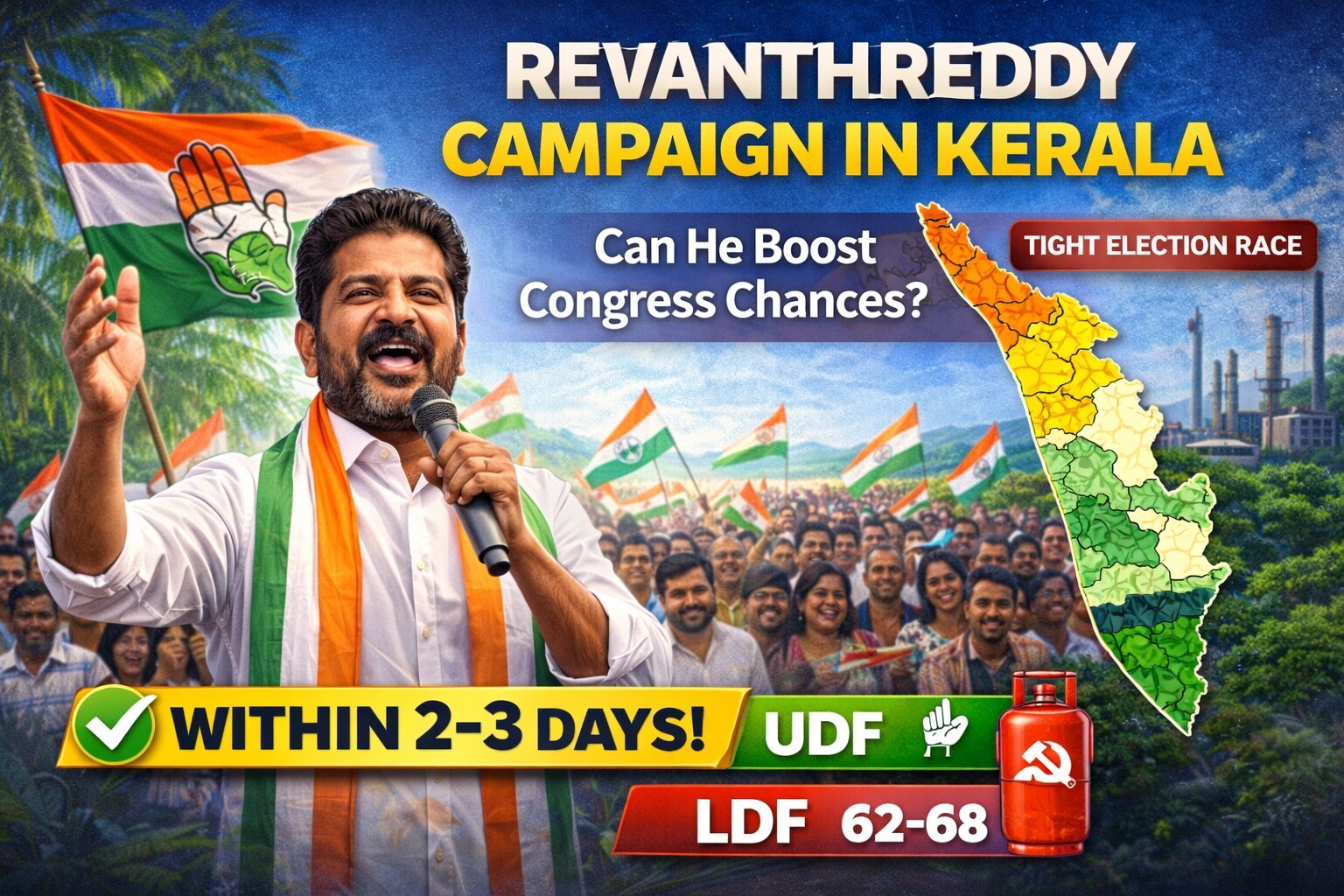 Revanth Reddy Campaign Kerala