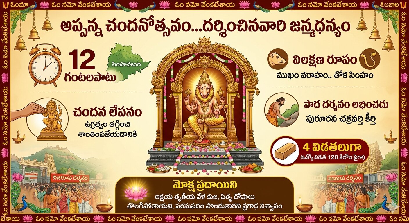 Simhachalam Chandanotsavam 2026