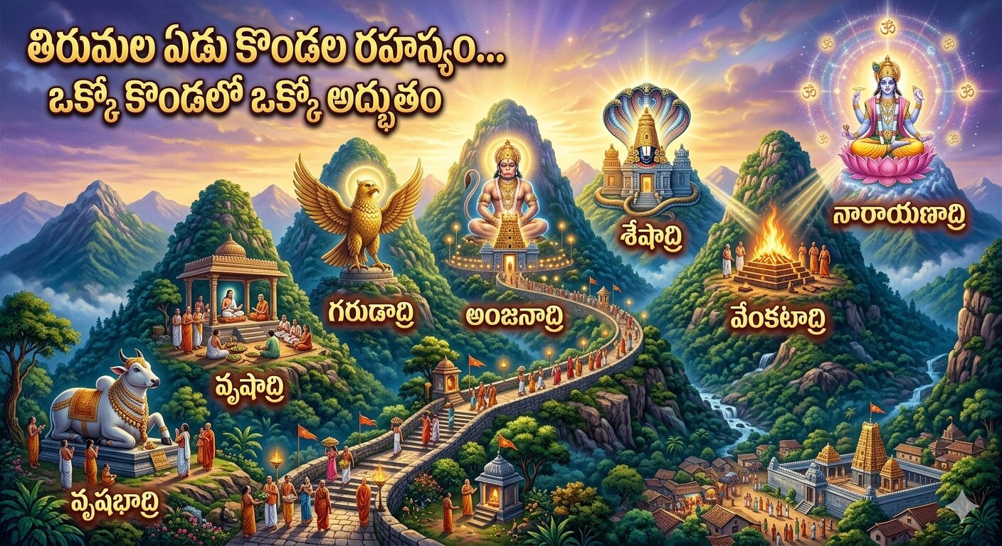 తిరుమల ఏడు కొండల రహస్యం…ఒక్కో కొండలో ఒక్కో అద్భుతం