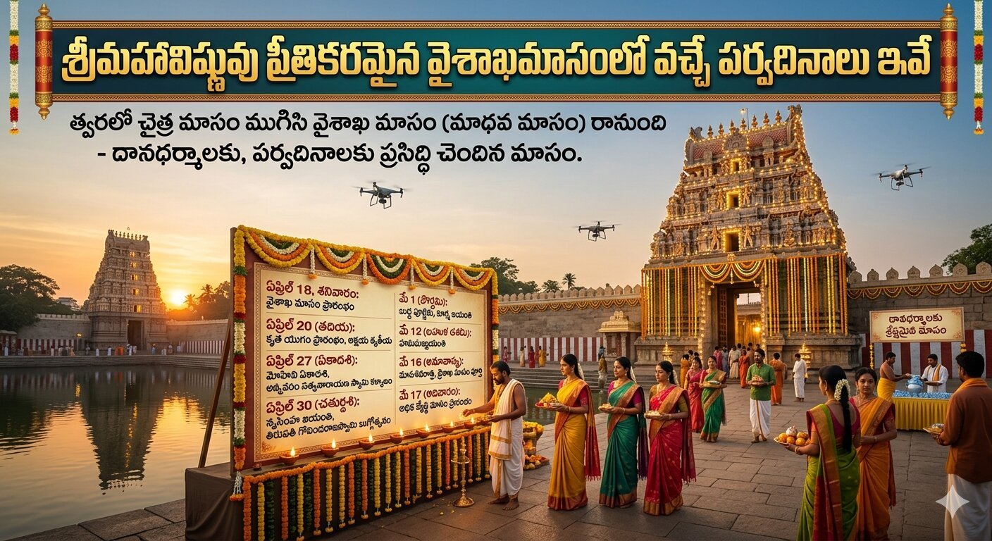Vaishakha Masam Festivals 2026 Telugu