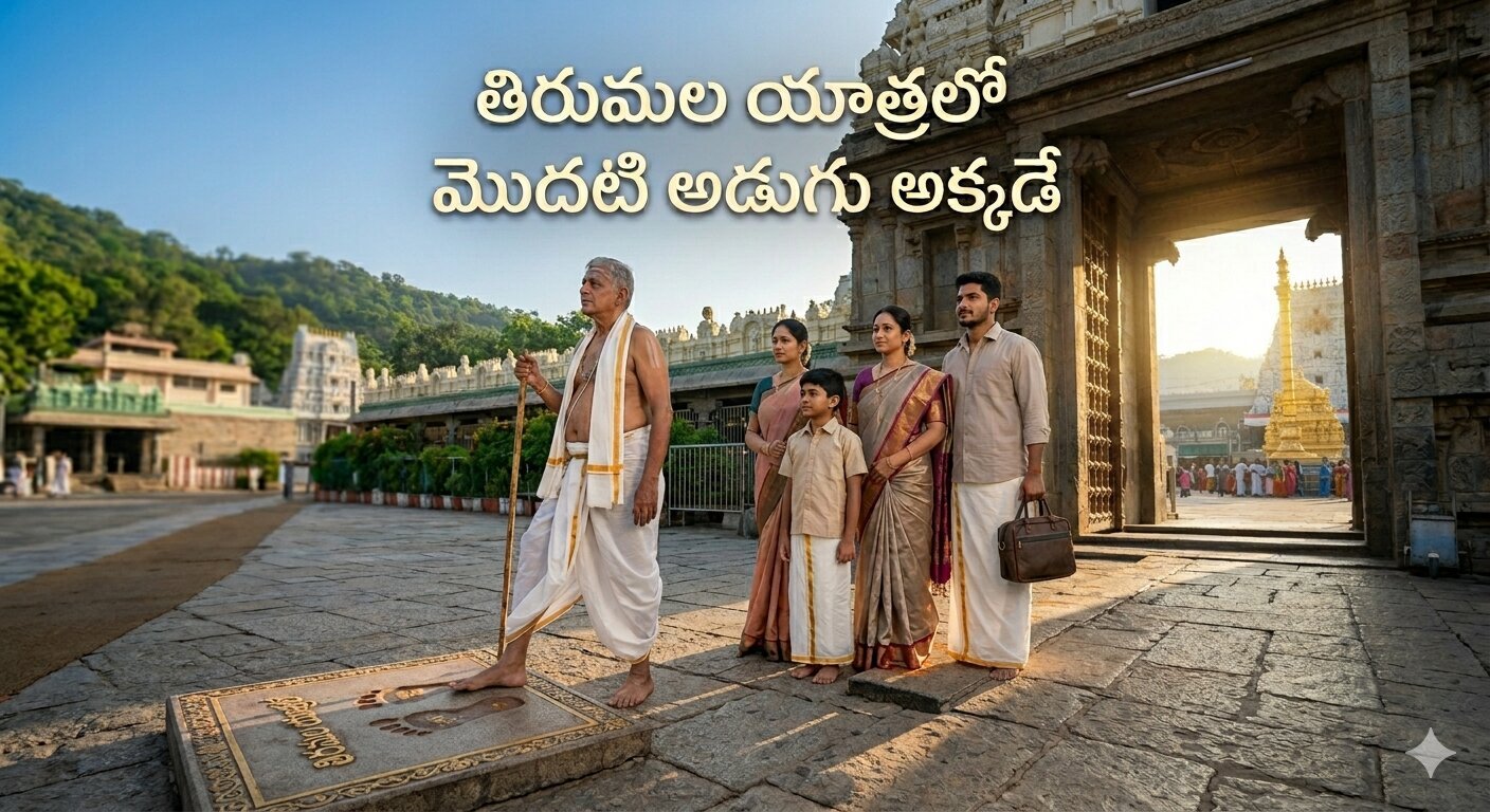 తిరుమల యాత్ర సంపూర్ణం కావాలంటే.. ఆ ‘మొదటి’ అడుగు ఇక్కడే పడాలి!