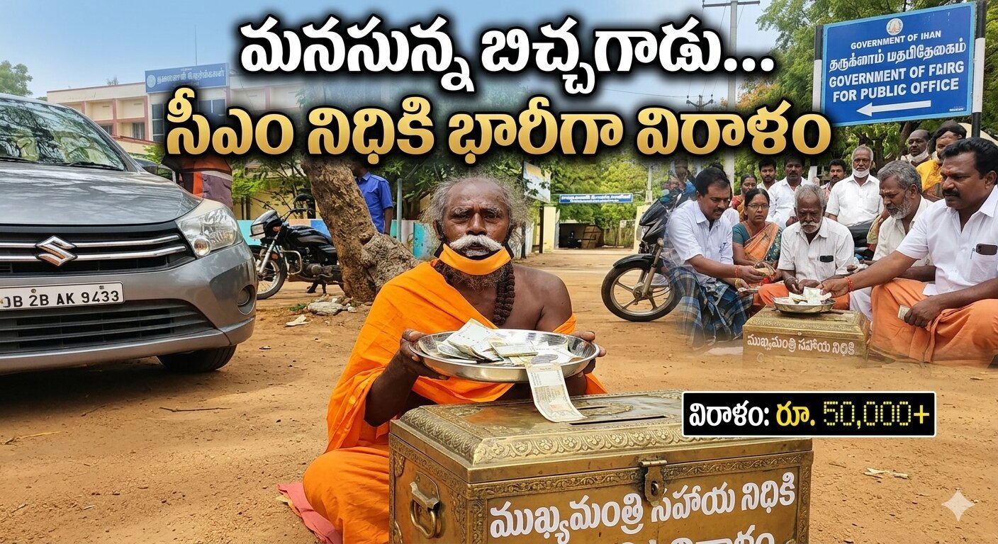 Beggar Donates Lakhs to CM Relief Fund in Tamil Nadu Inspires Many