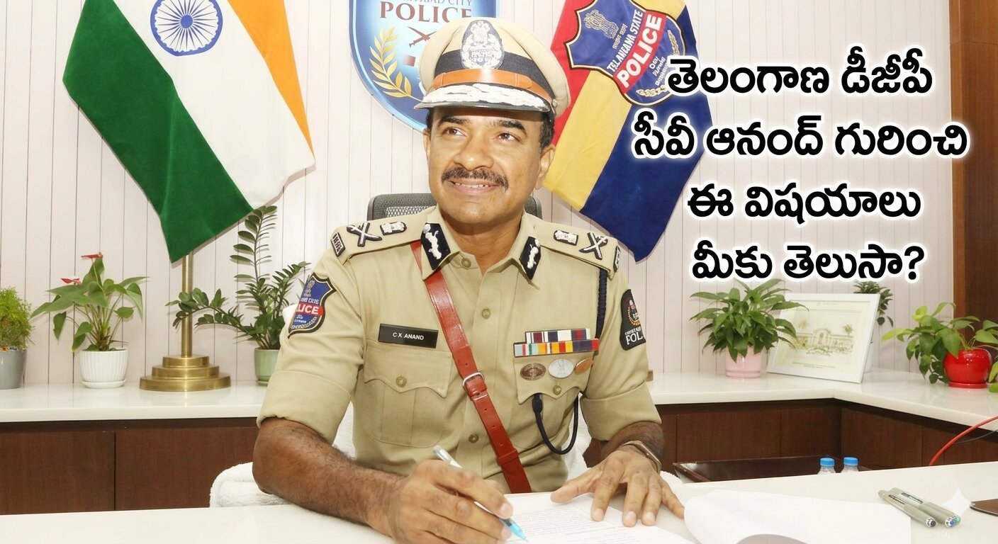 CV Anand Telangana DGP