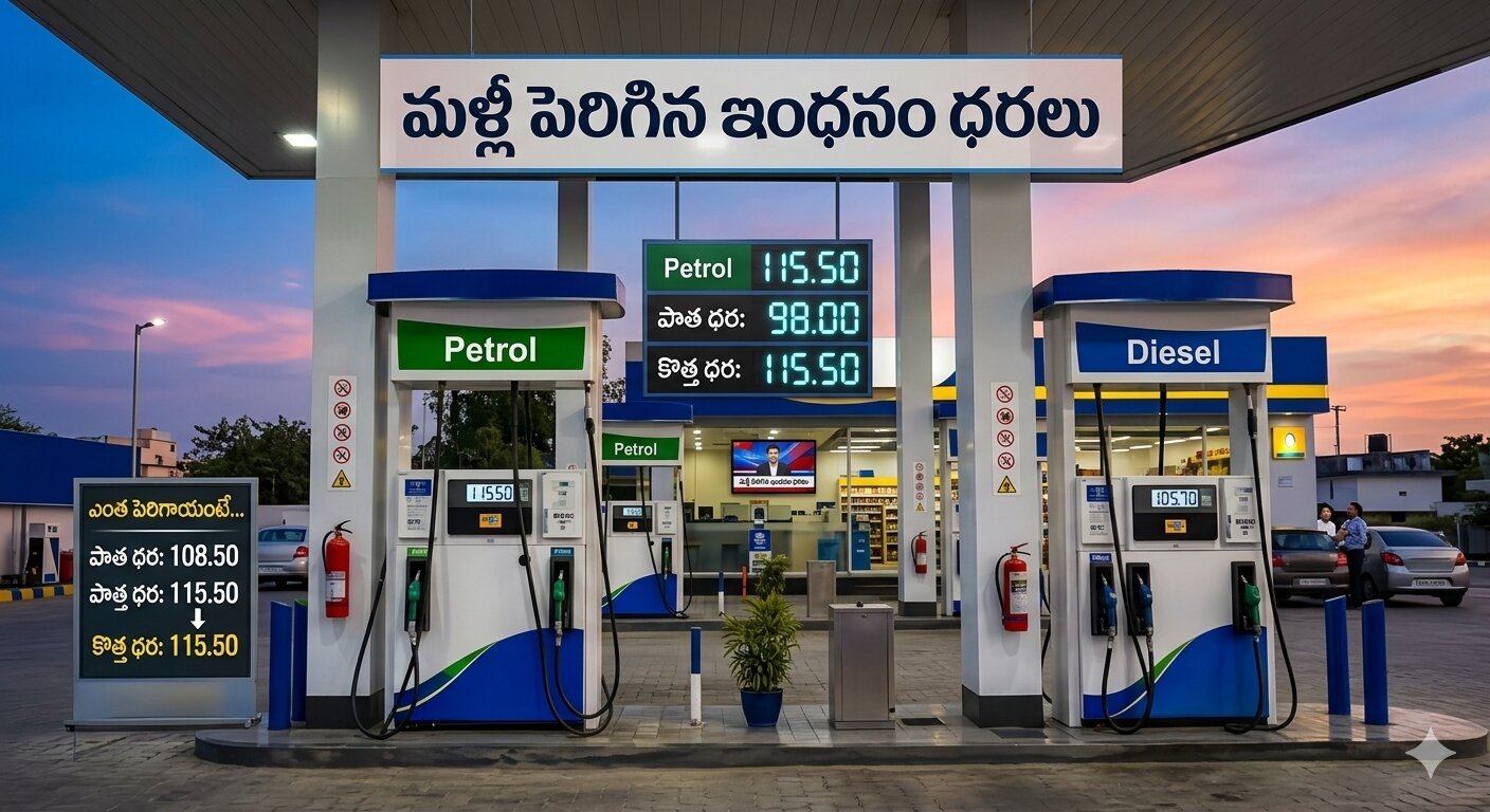 మళ్లీ పెరిగిన ఇంధన ధరలు.. సామాన్యుడిపై మరింత భారం