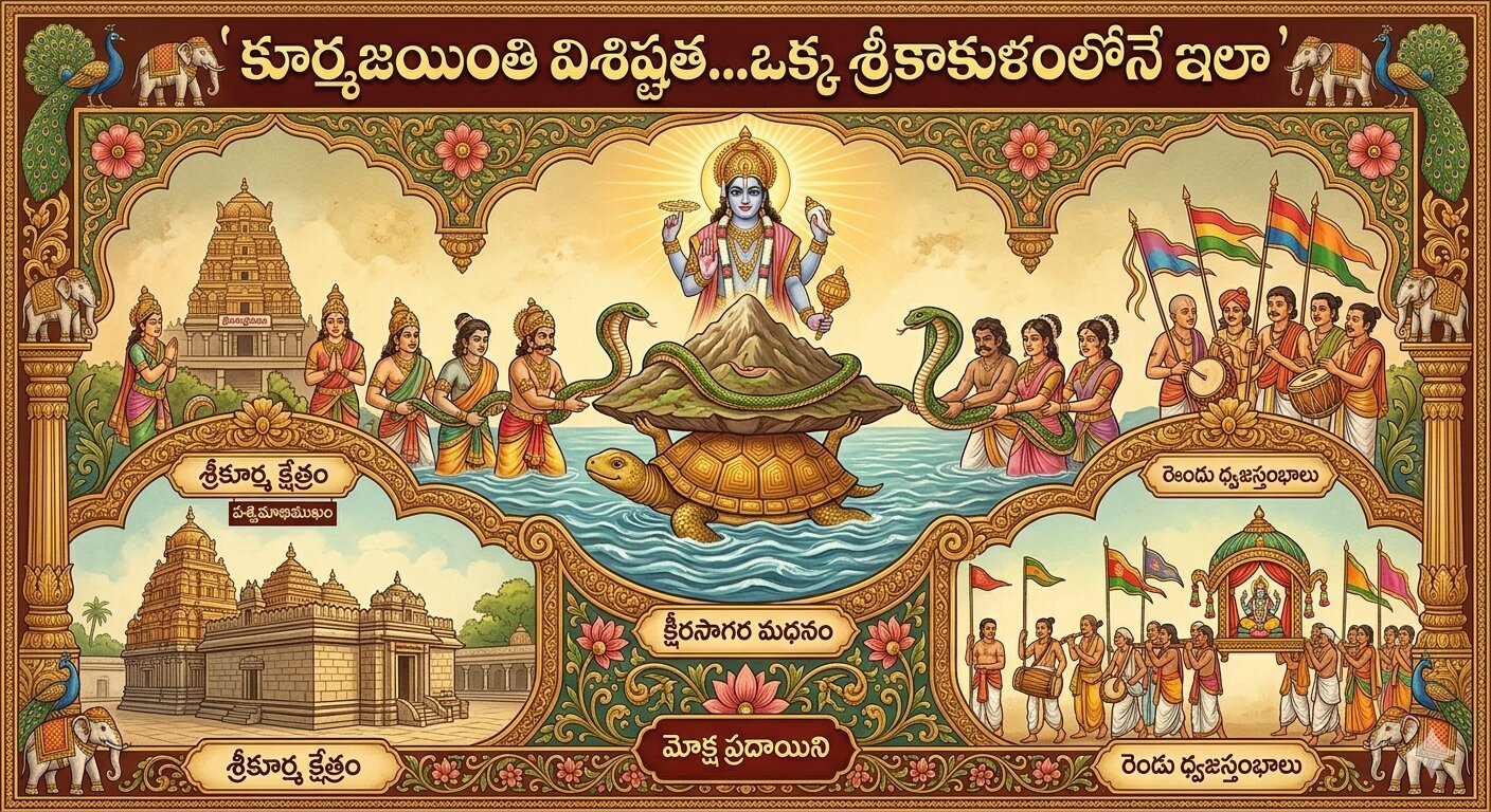 కూర్మజయింతి విశిష్టత…ఒక్క శ్రీకాకుళంలోనే ఇలా