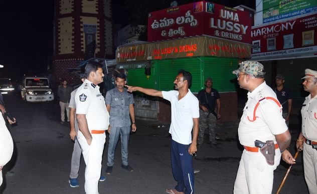 SP Conducts Midnight Checks Ahead of Bakrid in Vizianagaram