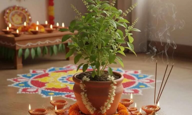 Offer Milk to Tulsi Plant for Prosperity and Divine Blessings