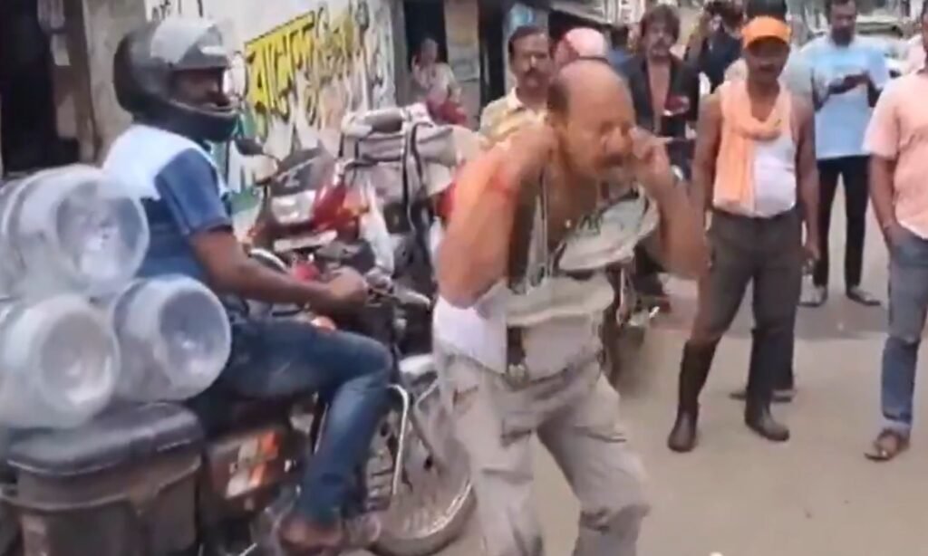 TMC Leader Shamed with Eggs and Slippers over Corruption