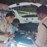 Weapons in Action Vizianagaram Police Launch Surprise Night Checks at Balaji Junction